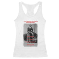 Harriet Tubman Racerback Tank Top Black History Month