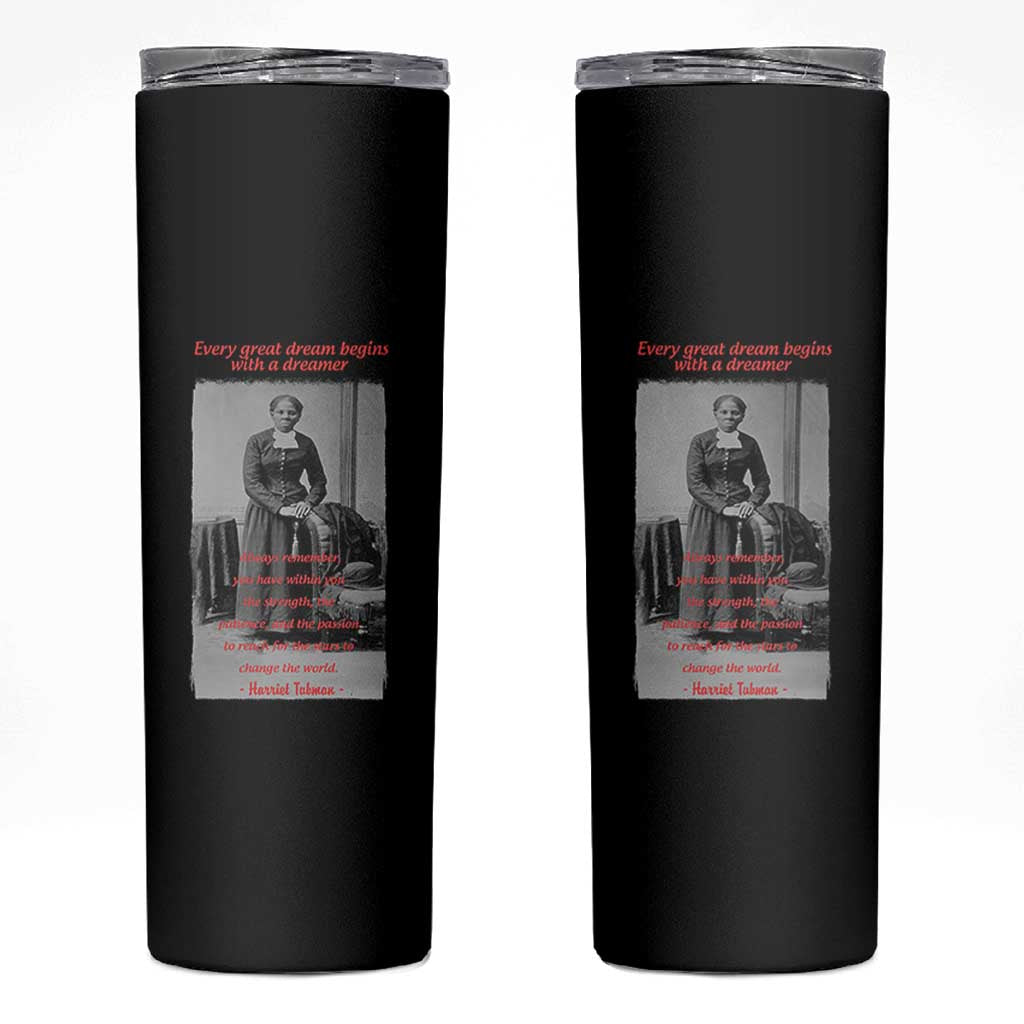 Harriet Tubman Skinny Tumbler Black History Month