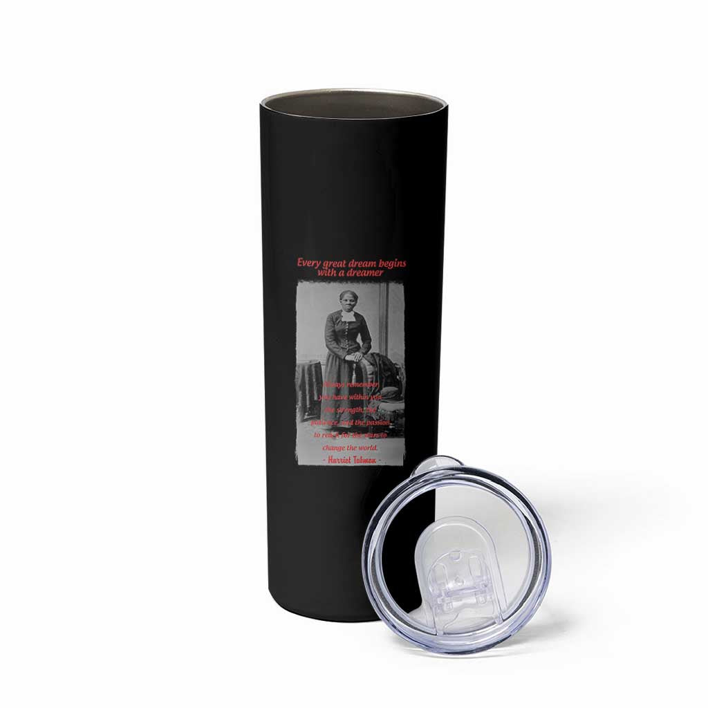 Harriet Tubman Skinny Tumbler Black History Month