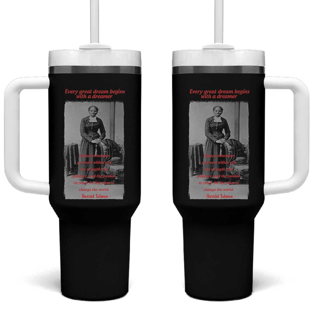 Harriet Tubman Tumbler With Handle Black History Month