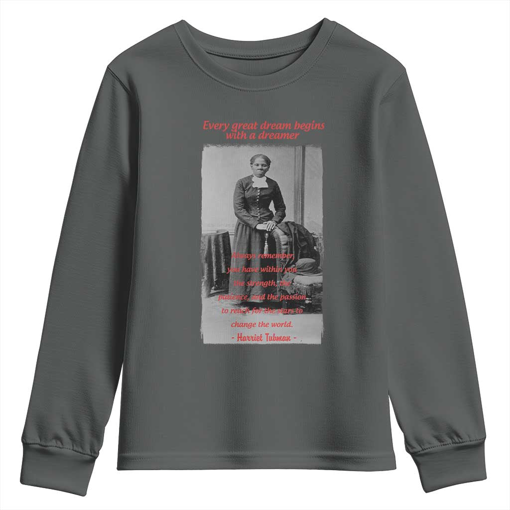 Harriet Tubman Youth Sweatshirt Black History Month