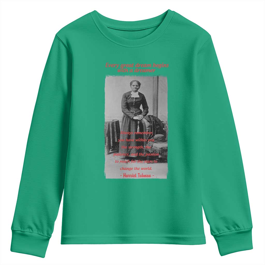 Harriet Tubman Youth Sweatshirt Black History Month