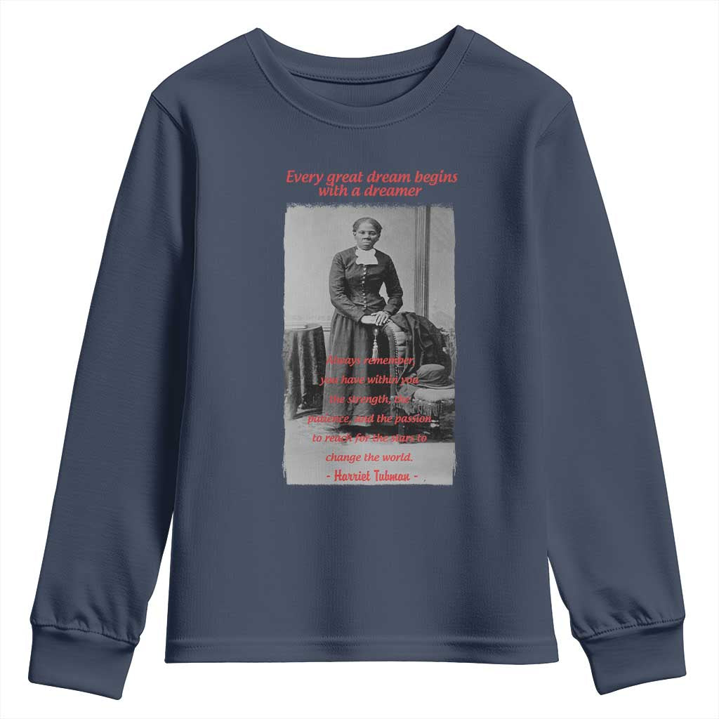 Harriet Tubman Youth Sweatshirt Black History Month