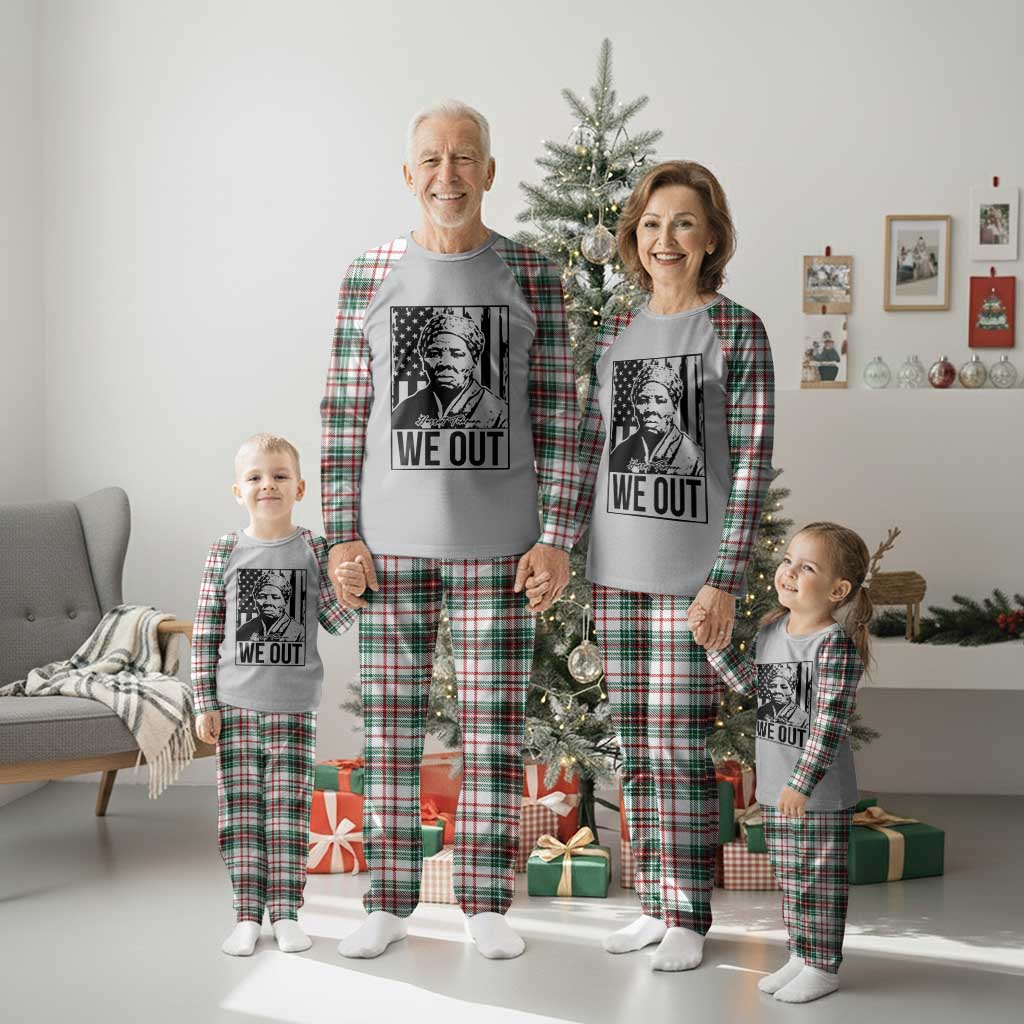 Harriet Tubman Quote Plaid Pajama Set We Out Strong Woman