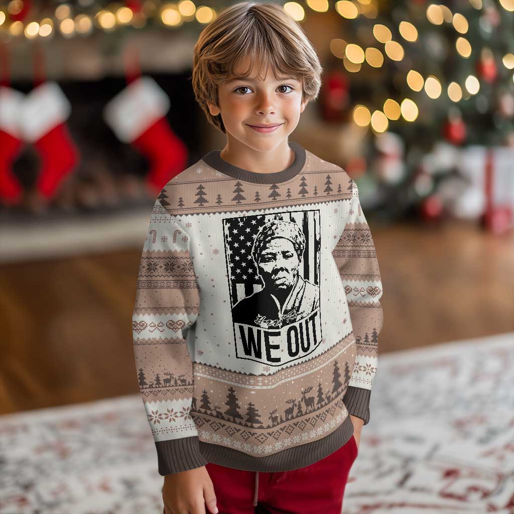 Harriet Tubman Quote Ugly Christmas Sweater We Out Strong Woman