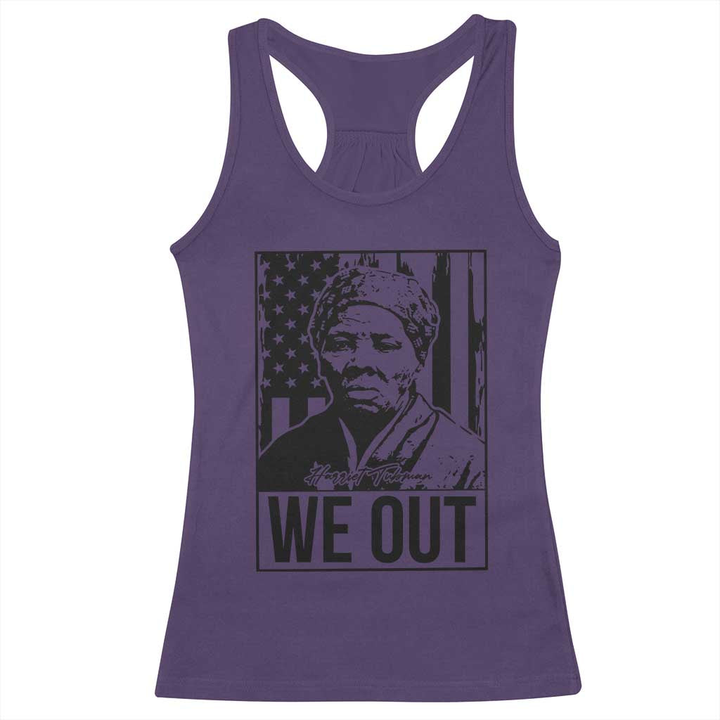 Harriet Tubman Quote Racerback Tank Top We Out Strong Woman