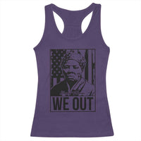Harriet Tubman Quote Racerback Tank Top We Out Strong Woman