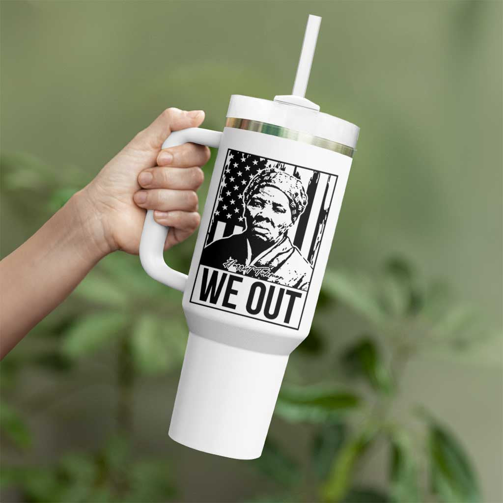 Harriet Tubman Quote Tumbler With Handle We Out Strong Woman
