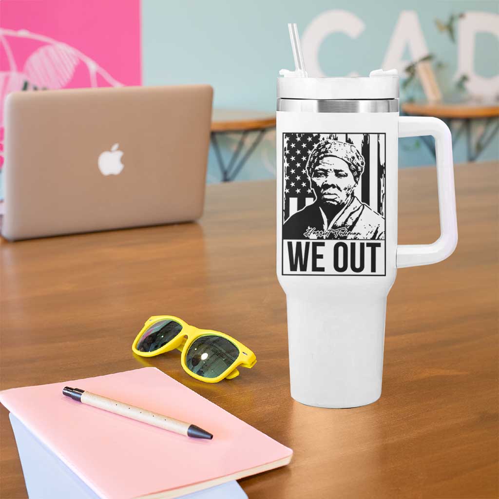 Harriet Tubman Quote Tumbler With Handle We Out Strong Woman