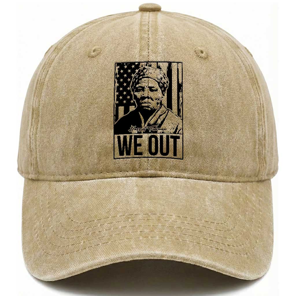 Harriet Tubman Quote Washed Cotton Baseball Cap We Out Strong Woman