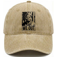 Harriet Tubman Quote Washed Cotton Baseball Cap We Out Strong Woman