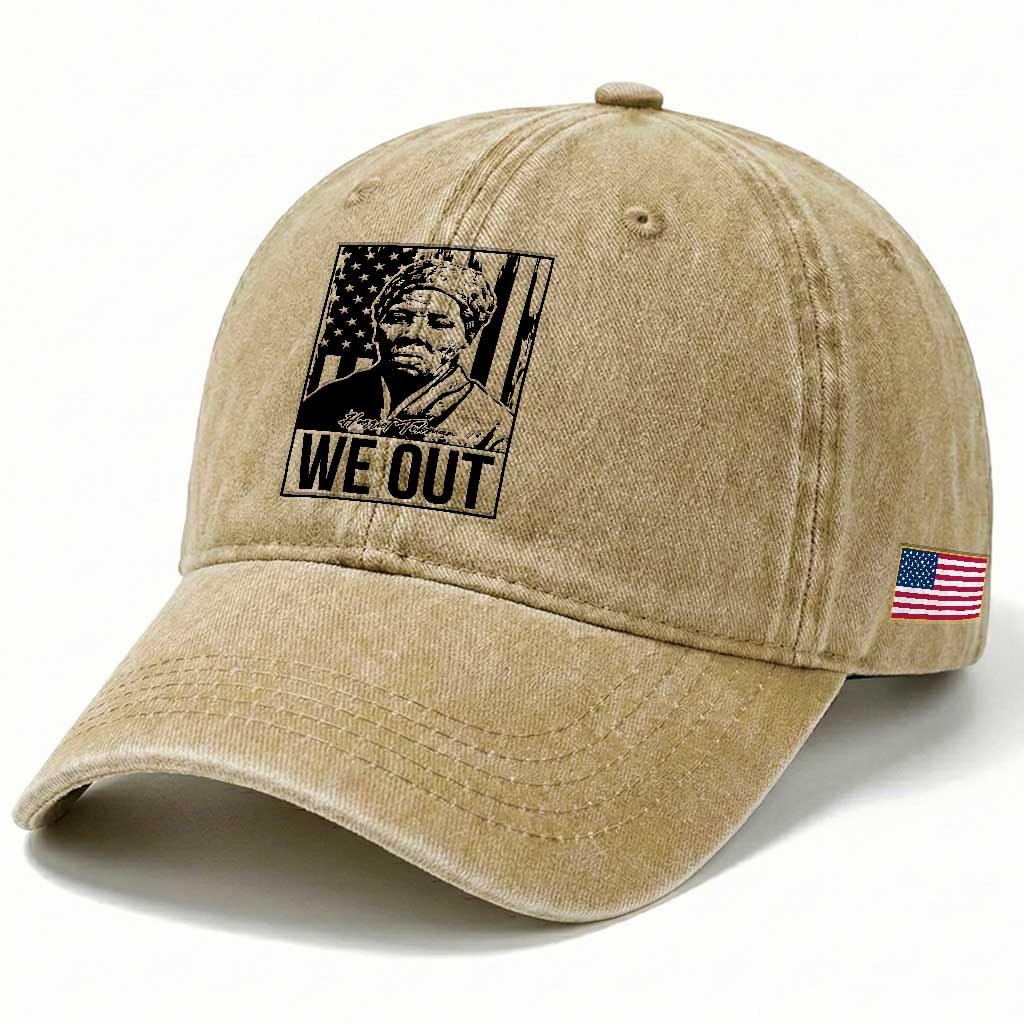 Harriet Tubman Quote Washed Cotton Baseball Cap We Out Strong Woman