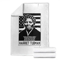 Harriet Tubman Quote Throw Blanket Black History Month
