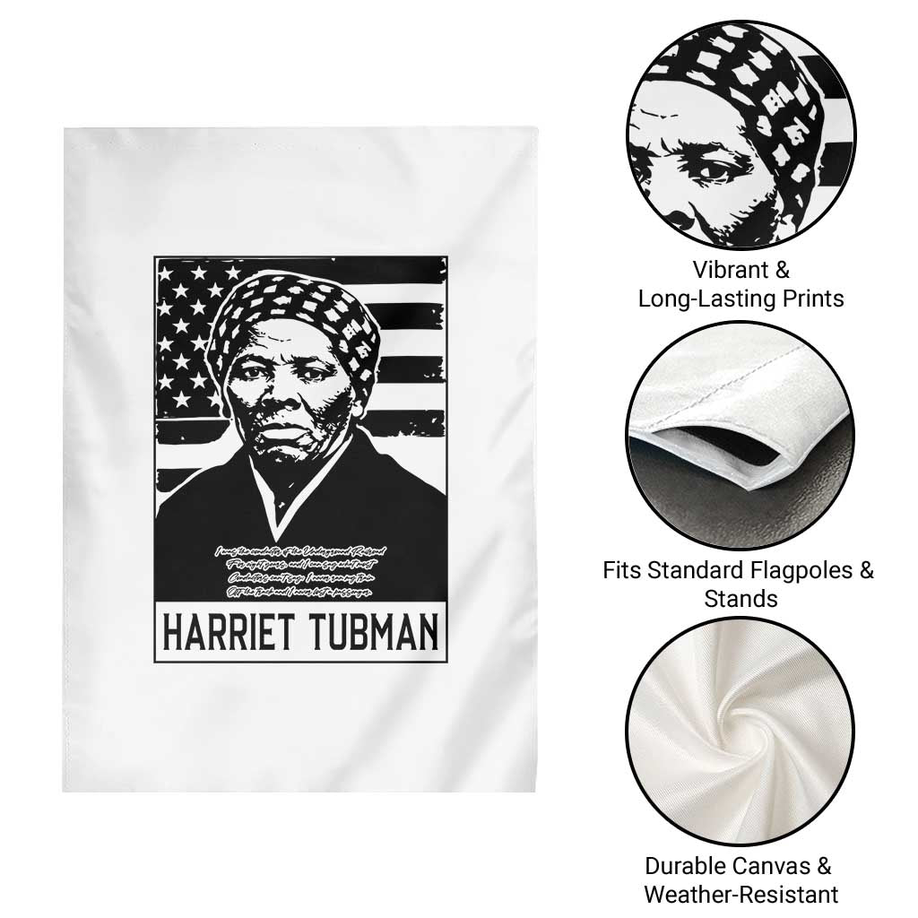 Harriet Tubman Quote Garden Flag Black History Month