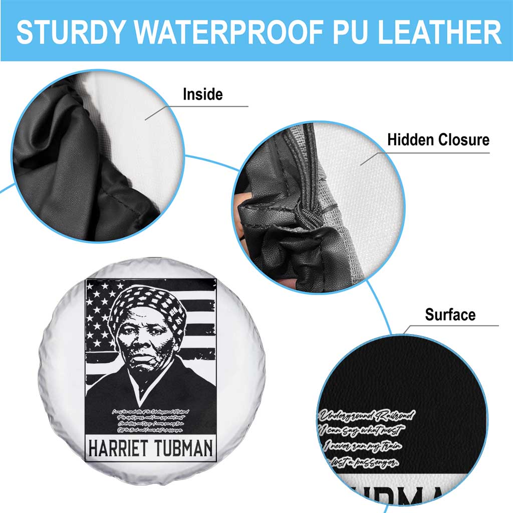 Harriet Tubman Quote Spare Tire Cover Black History Month