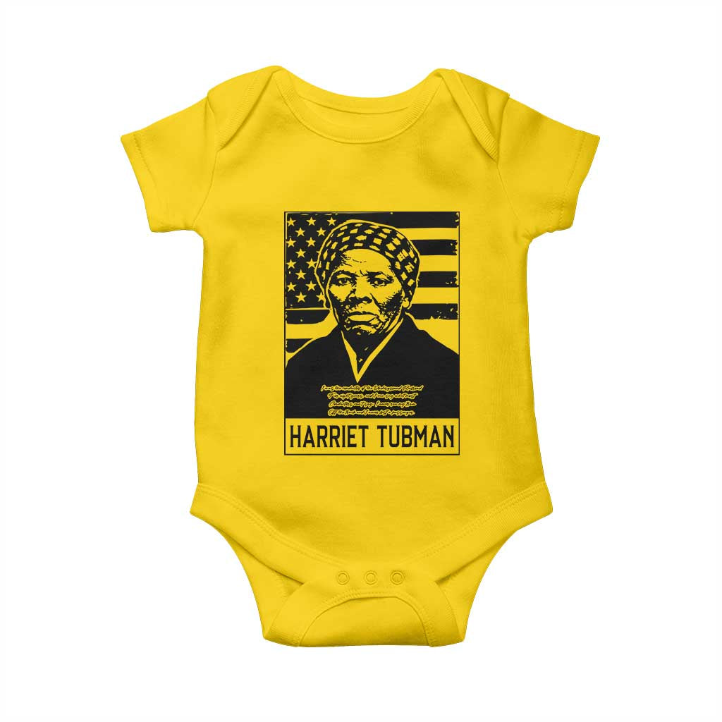 Harriet Tubman Quote Baby Onesie Black History Month