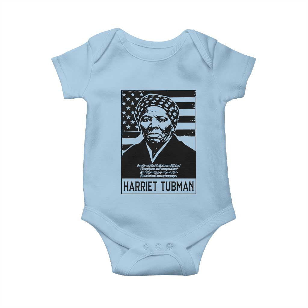 Harriet Tubman Quote Baby Onesie Black History Month