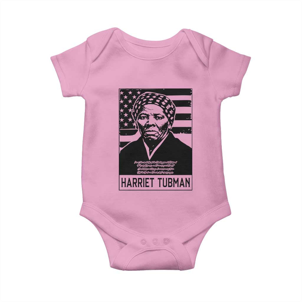 Harriet Tubman Quote Baby Onesie Black History Month
