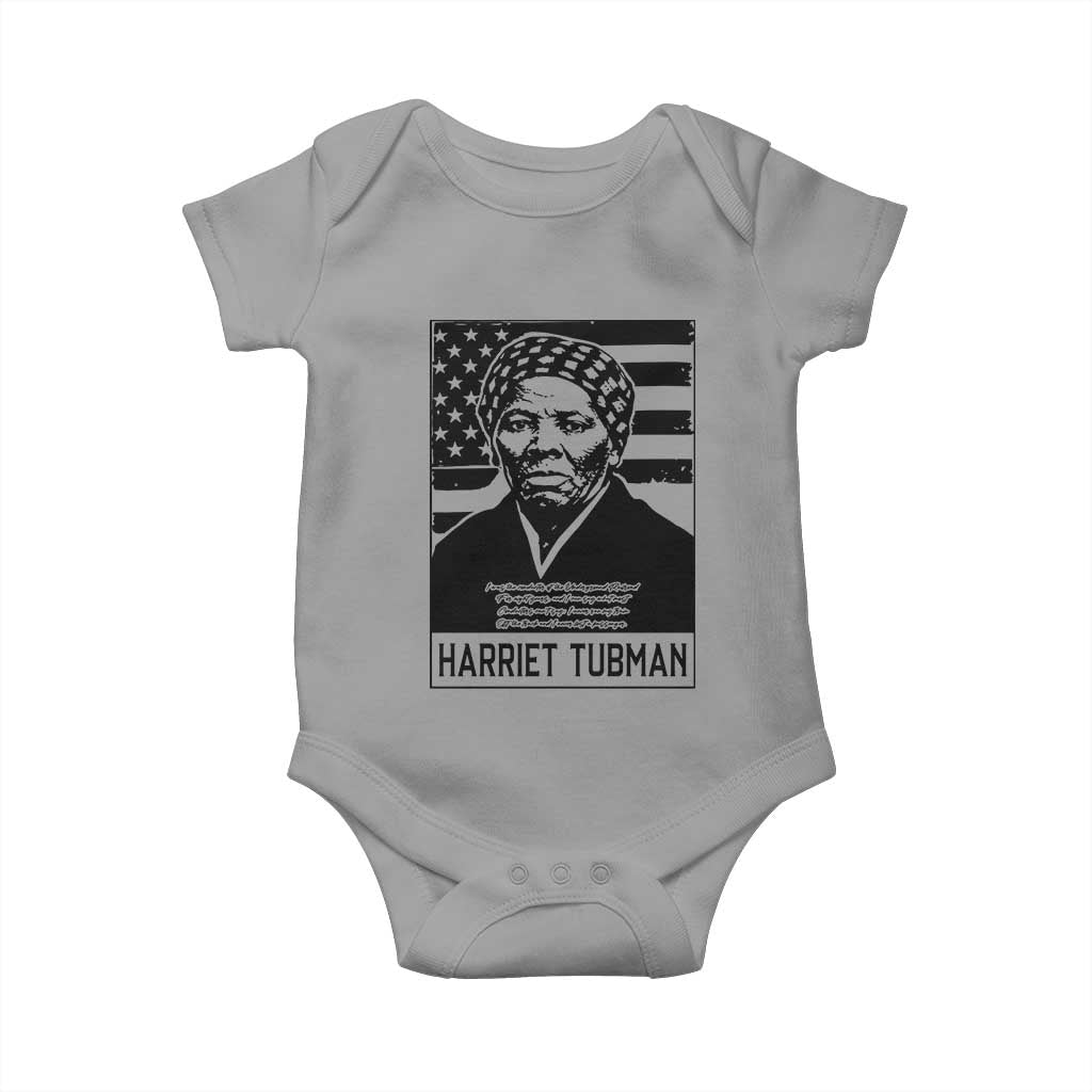 Harriet Tubman Quote Baby Onesie Black History Month