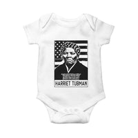 Harriet Tubman Quote Baby Onesie Black History Month