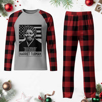 Harriet Tubman Quote Plaid Pajama Set Black History Month