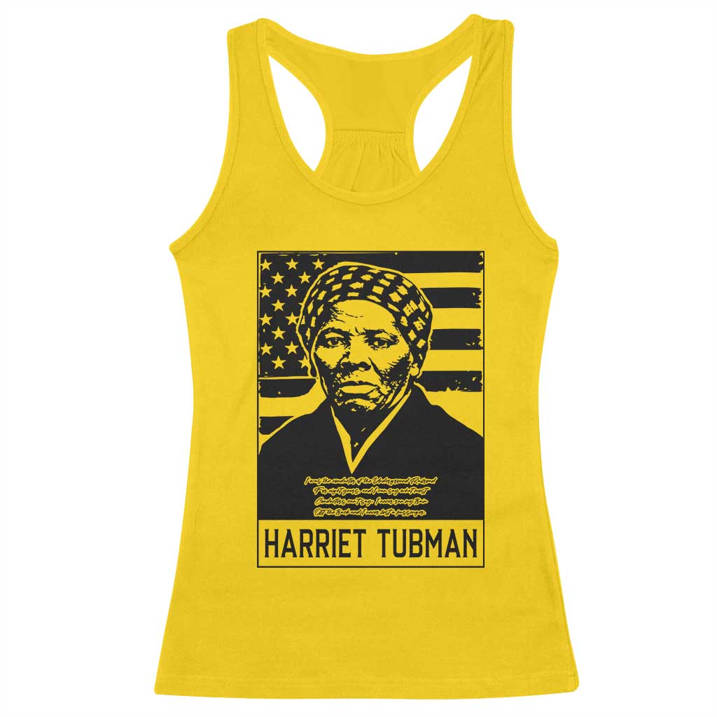 Harriet Tubman Quote Racerback Tank Top Black History Month
