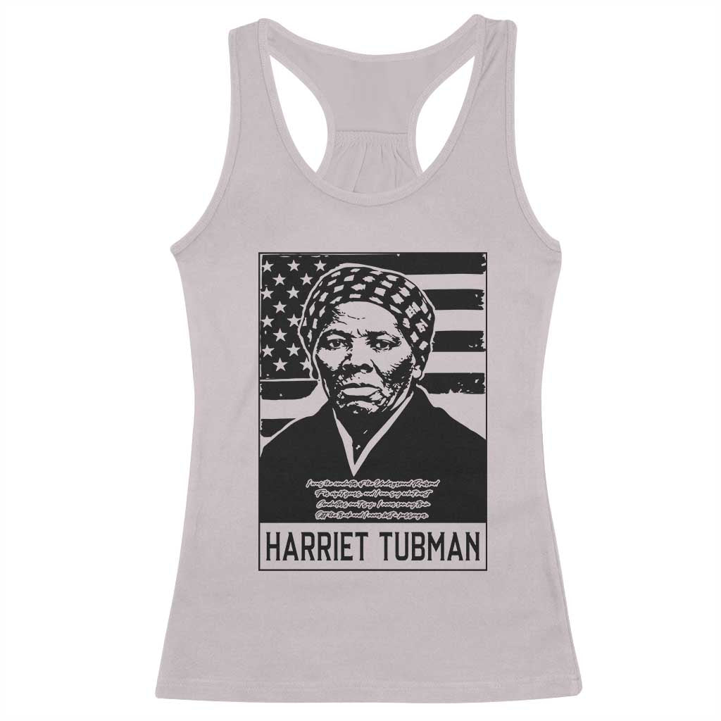 Harriet Tubman Quote Racerback Tank Top Black History Month