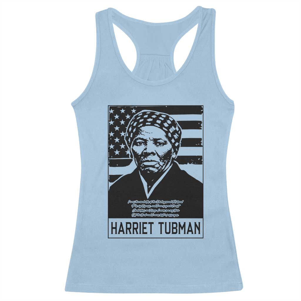 Harriet Tubman Quote Racerback Tank Top Black History Month