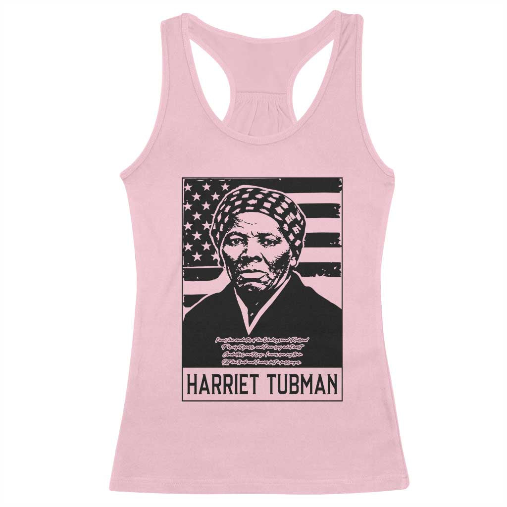 Harriet Tubman Quote Racerback Tank Top Black History Month
