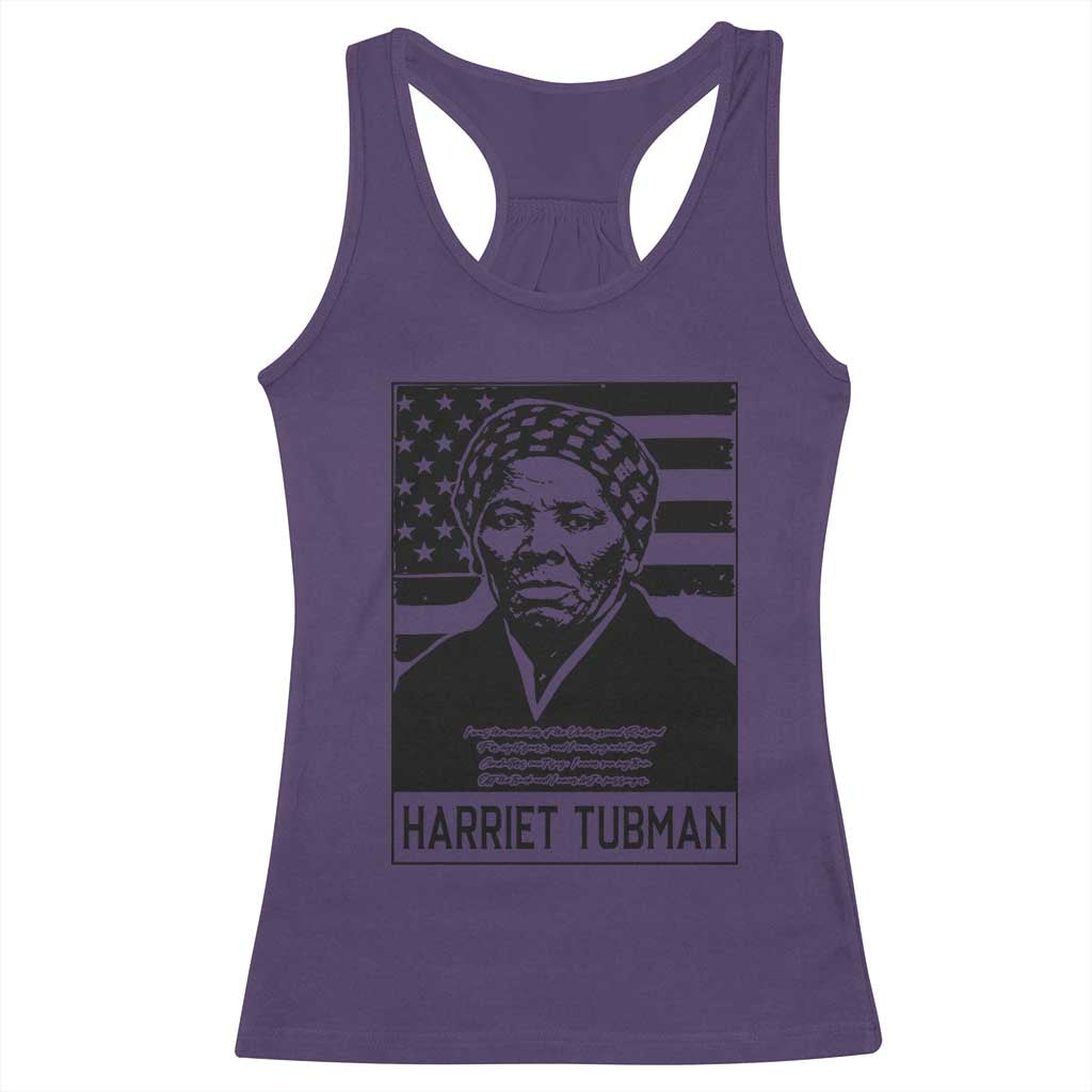 Harriet Tubman Quote Racerback Tank Top Black History Month