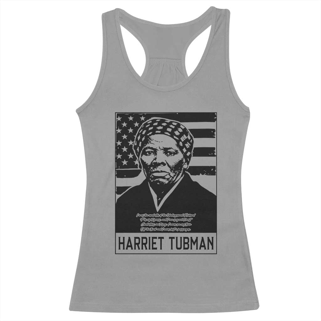 Harriet Tubman Quote Racerback Tank Top Black History Month