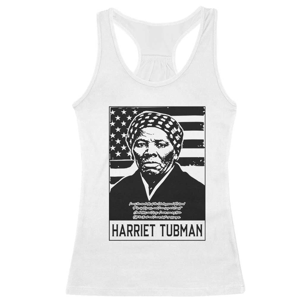 Harriet Tubman Quote Racerback Tank Top Black History Month