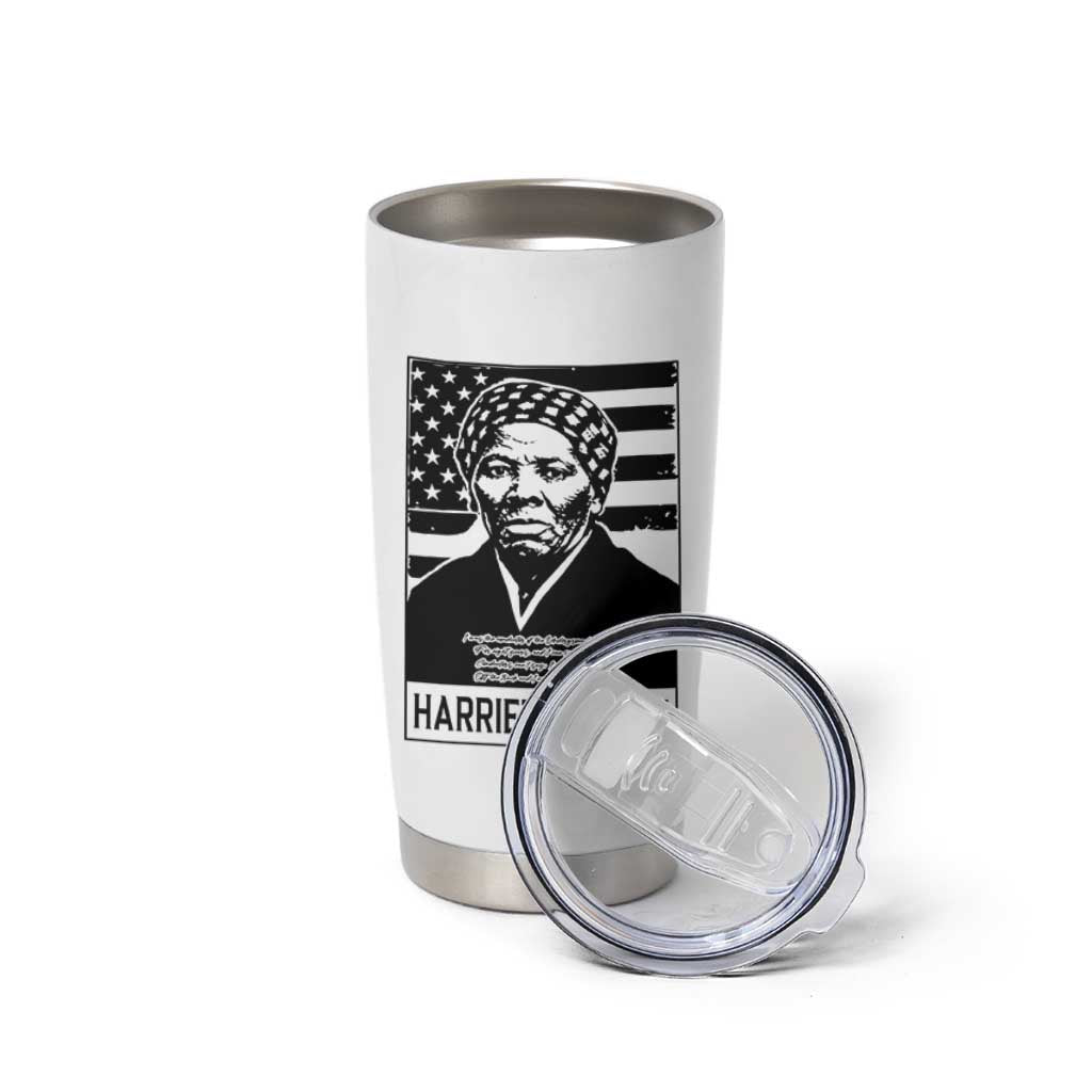 Harriet Tubman Quote Tumbler Cup Black History Month