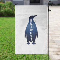 But Why Penguin Garden Flag Funny Nihilist Hiking Meme