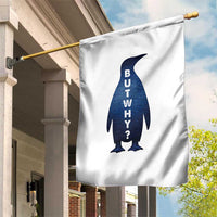 But Why Penguin Garden Flag Funny Nihilist Hiking Meme