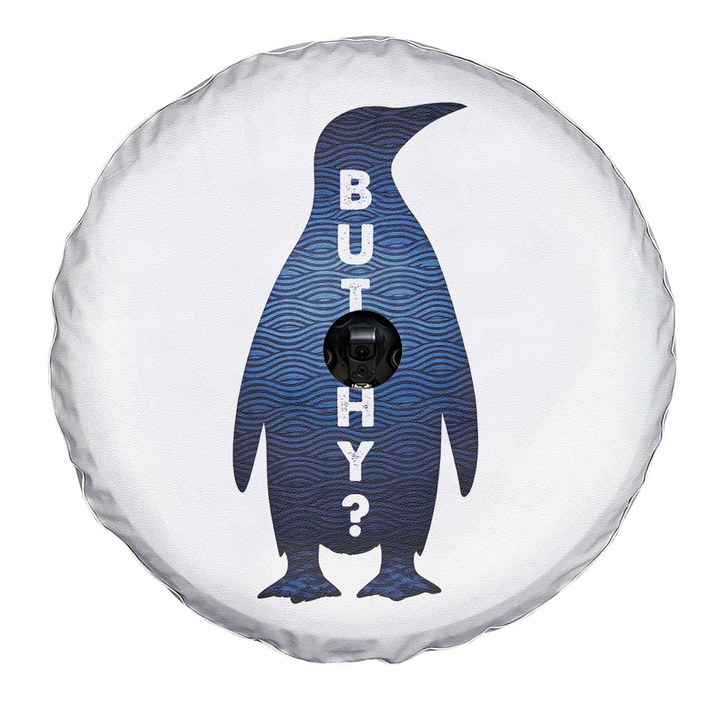 But Why Penguin Spare Tire Cover Funny Nihilist Hiking Meme