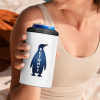But Why Penguin 4 in 1 Can Cooler Tumbler Funny Nihilist Hiking Meme