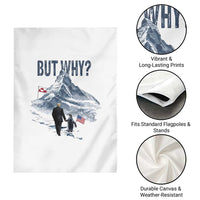But Why Penguin Garden Flag Head Towards The Mountains Penguin Meme