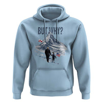 But Why Penguin Hoodie Head Towards The Mountains Penguin Meme