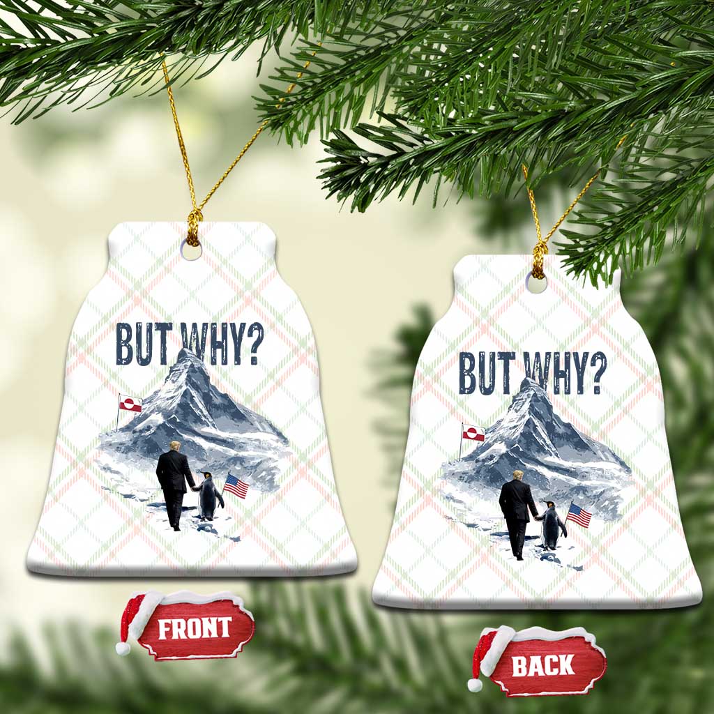 But Why Penguin Ceramic Ornament Head Towards The Mountains Penguin Meme