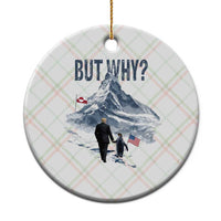 But Why Penguin Ceramic Ornament Head Towards The Mountains Penguin Meme