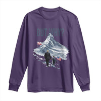 But Why Penguin Long Sleeve Shirt Head Towards The Mountains Penguin Meme