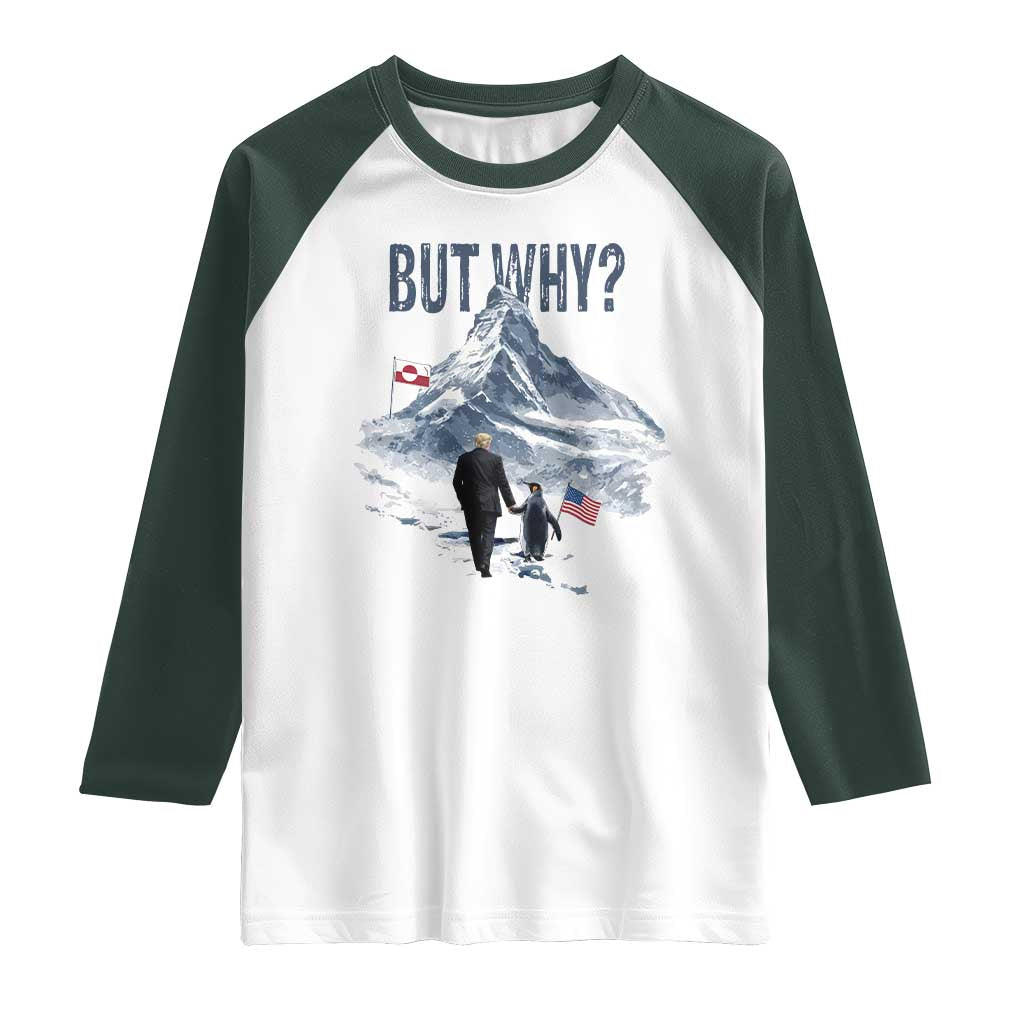 But Why Penguin Raglan Shirt Head Towards The Mountains Penguin Meme