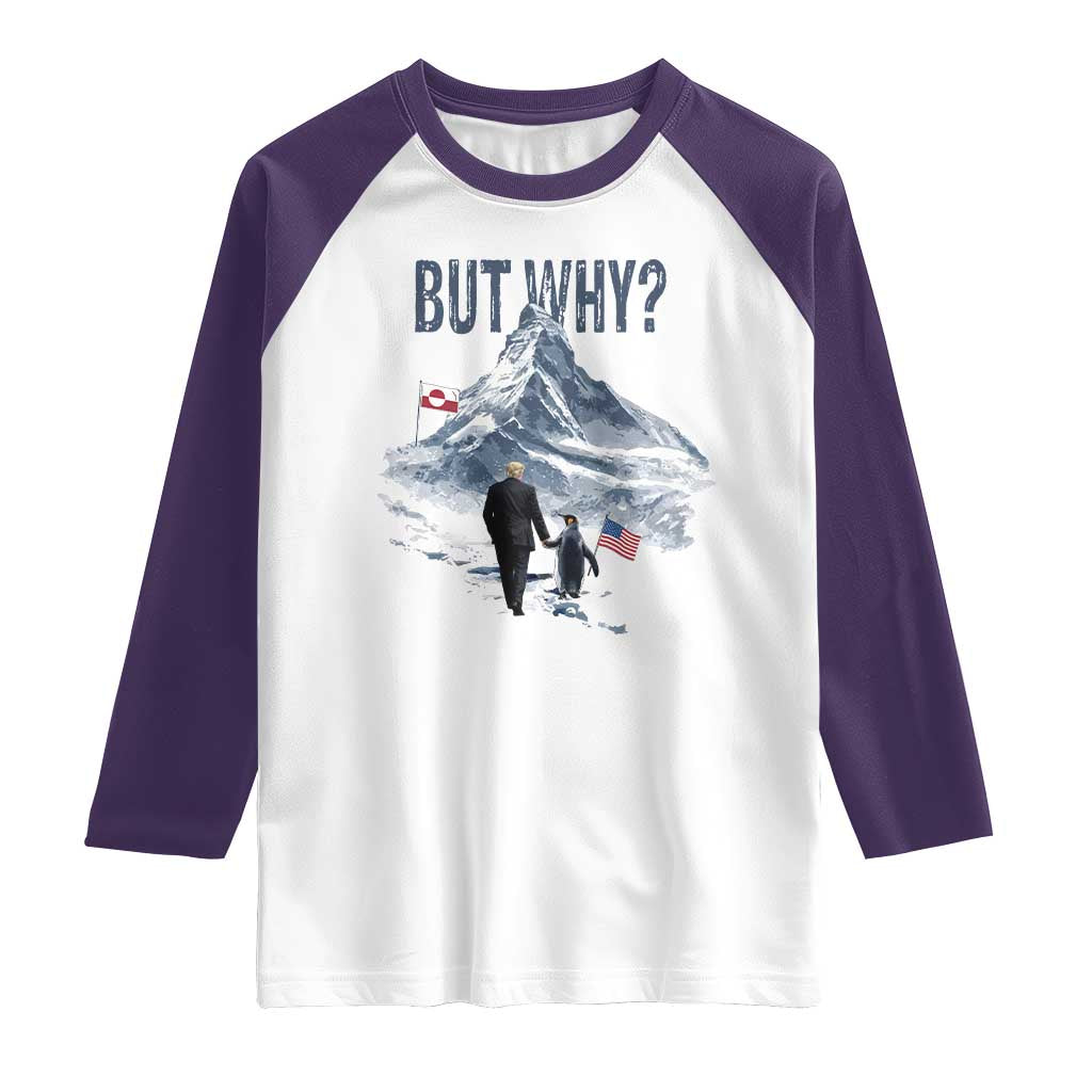 But Why Penguin Raglan Shirt Head Towards The Mountains Penguin Meme
