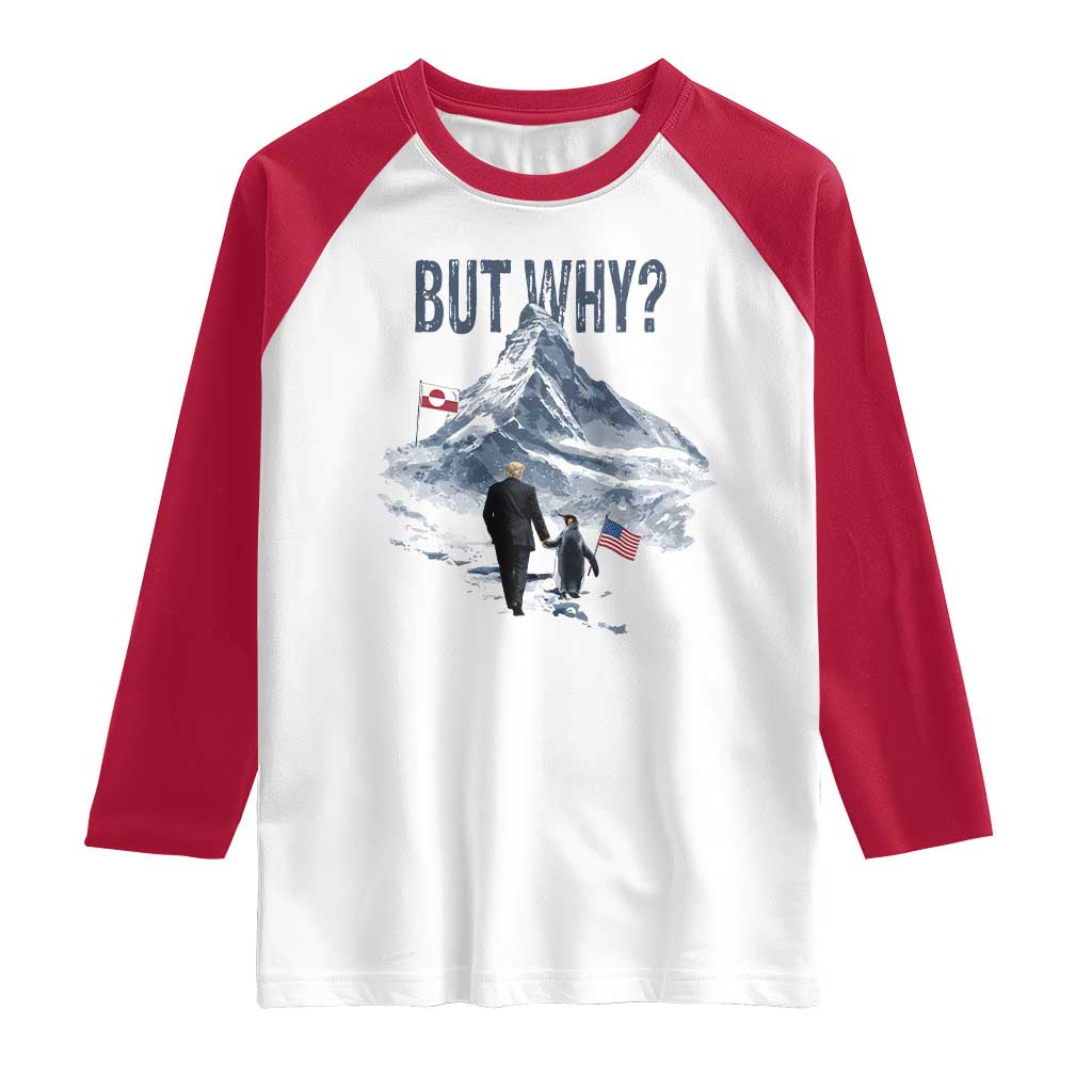 But Why Penguin Raglan Shirt Head Towards The Mountains Penguin Meme