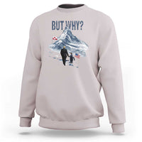 But Why Penguin Sweatshirt Head Towards The Mountains Penguin Meme