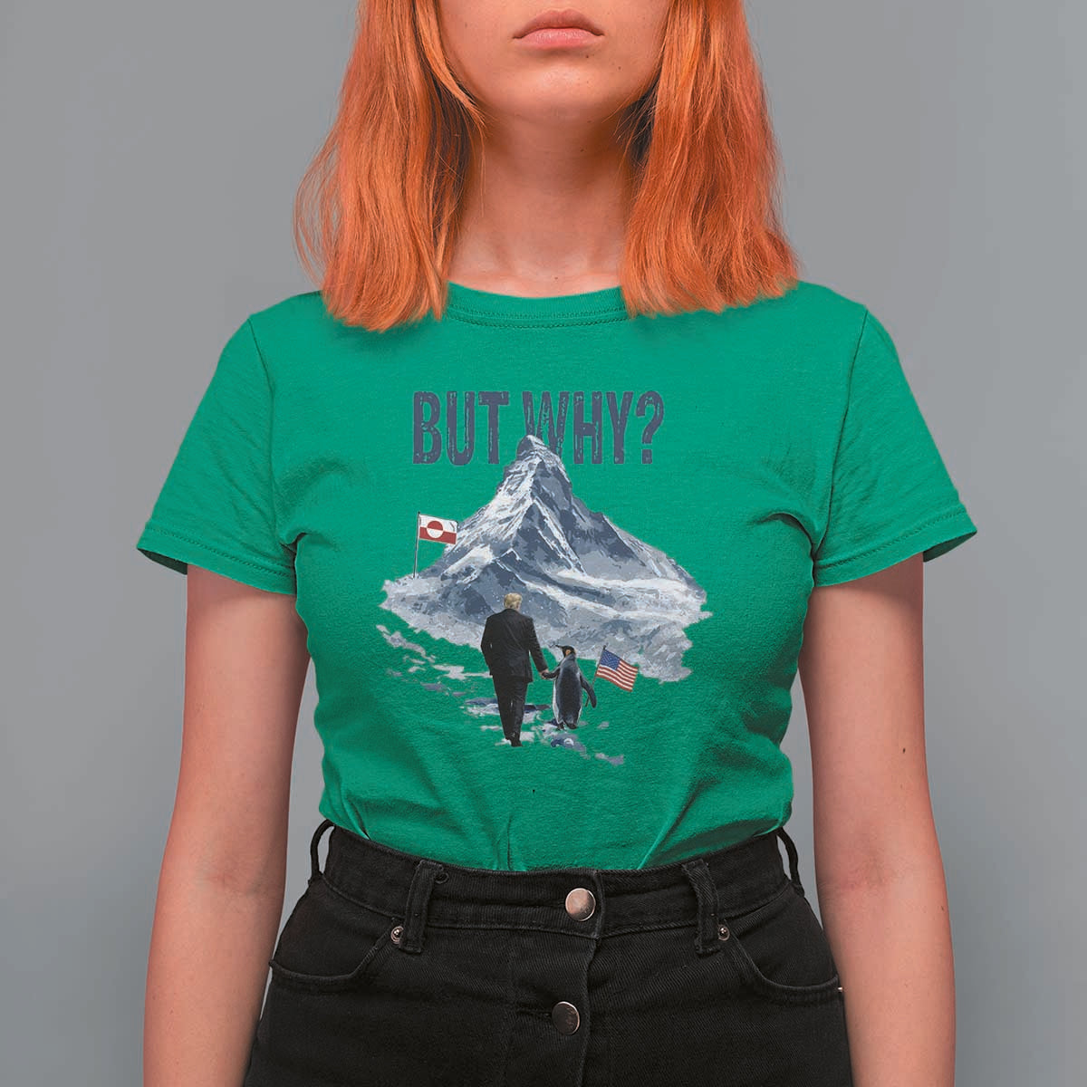 But Why Penguin T Shirt For Women Head Towards The Mountains Penguin Meme