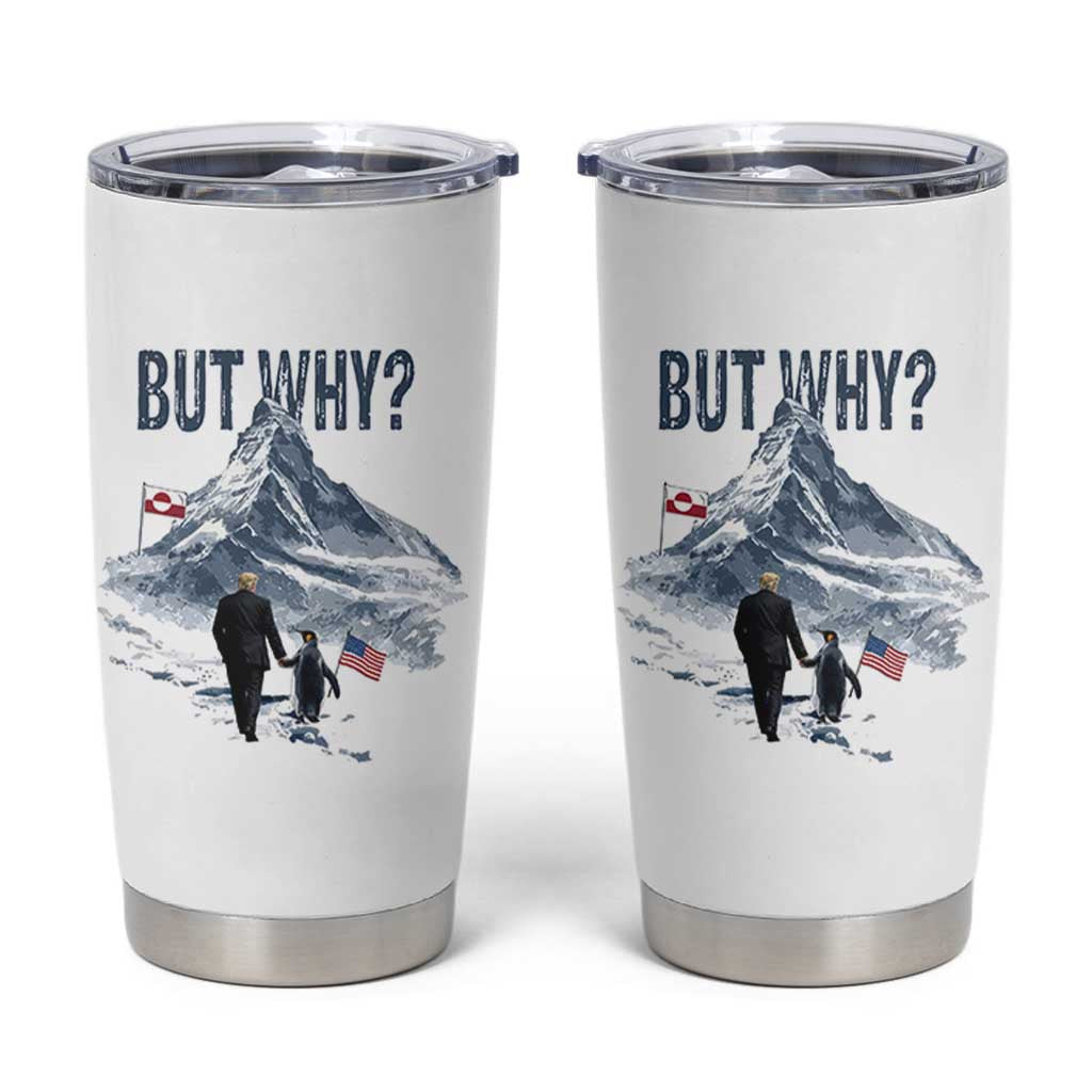 But Why Penguin Tumbler Cup Head Towards The Mountains Penguin Meme
