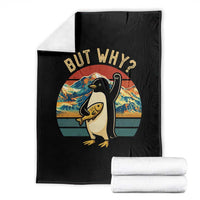 But Why Penguin Throw Blanket Nihilist Penguin Mountain Hiking