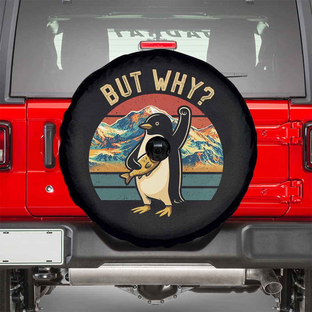 But Why Penguin Spare Tire Cover Nihilist Penguin Mountain Hiking